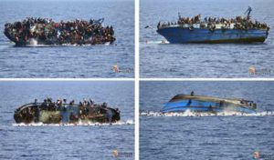 Drowning Ship Mediterranean